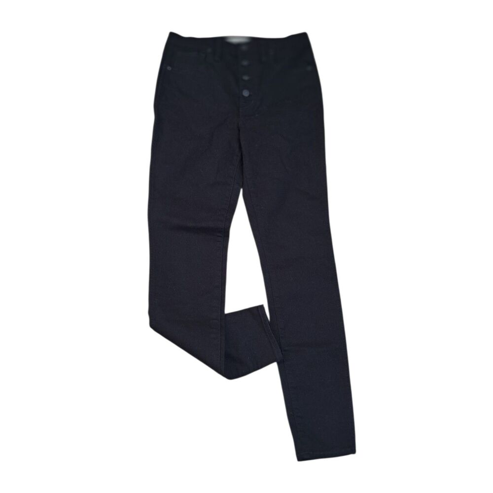 Madewell Women's Black Button Fly High-Rise Skinny Jeans Sz 27